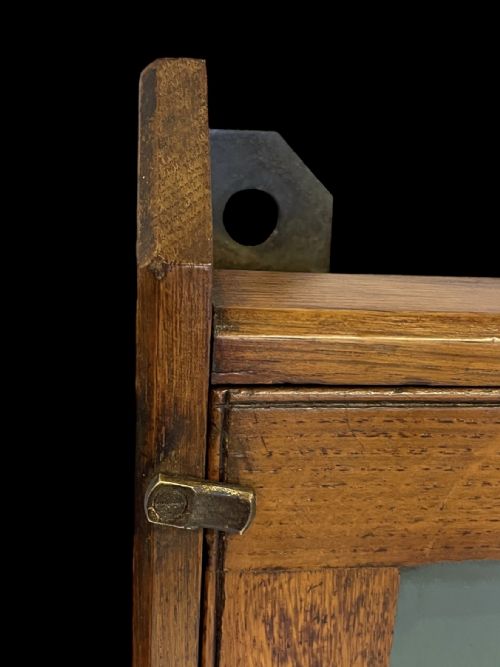 EARLY 20TH CENTURY OAK NOTICE BOARD - ADDITIONAL PHOTO 3