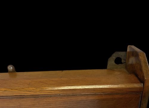 EARLY 20TH CENTURY OAK NOTICE BOARD - ADDITIONAL PHOTO 4