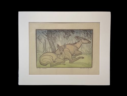 Art Deco Lithograph, Trial Proof,  by Elsie Henderson