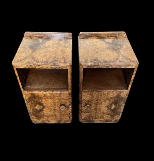Pair of Art Deco Bedside Tables