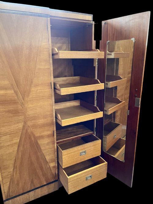 fig 2. Art Deco Triple Wardrobe