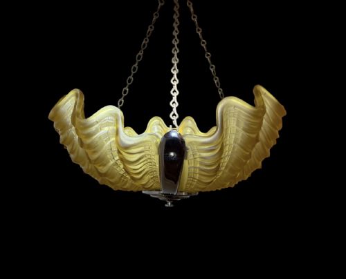 Art Deco Shell Ceiling Light