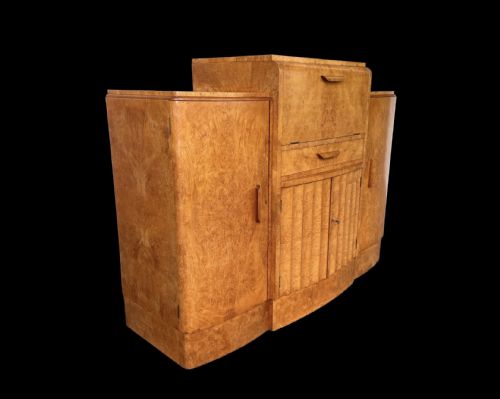 Art Deco Cocktail Cabinet by Harry and Lou Epstein