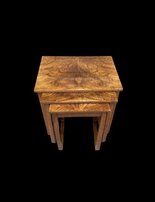 Art Deco Nest of Three Tables
