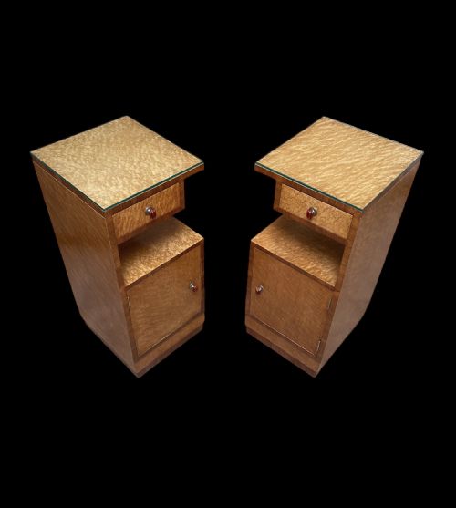Pair of Art Deco Bedside Tables