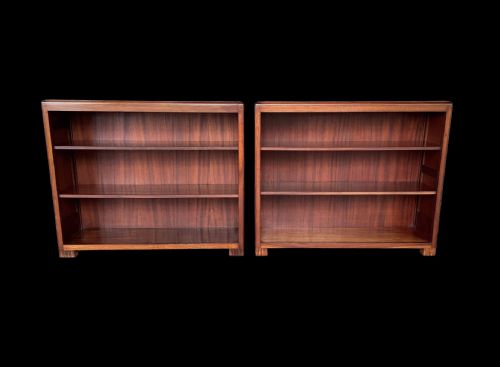 PAIR OF ART DECO BOOKCASES BY BETTY JOEL - ADDITIONAL PHOTO 1