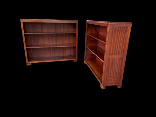 PAIR OF ART DECO BOOKCASES BY BETTY JOEL - ADDITIONAL PHOTO 4