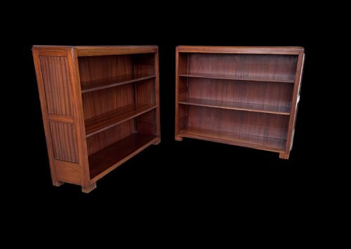 PAIR OF ART DECO BOOKCASES BY BETTY JOEL - ADDITIONAL PHOTO 5