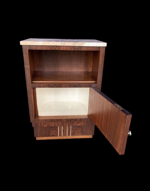 fig 1. Art Deco French Bedside Table