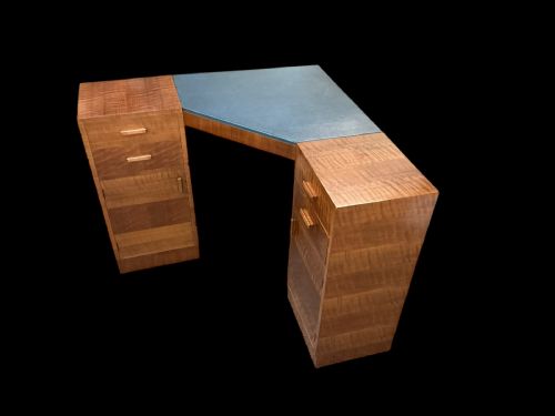 fig 1. Art Deco Corner Desk