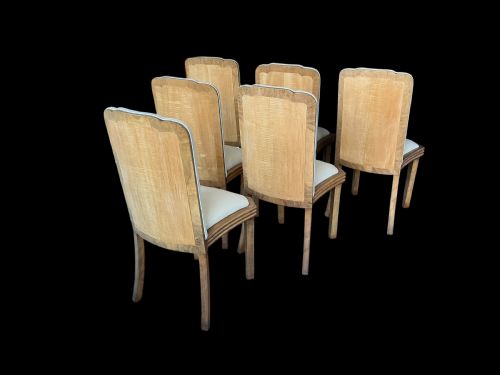 ART DECO DINING TABLE AND SIX CHAIRS - ADDITIONAL PHOTO 13