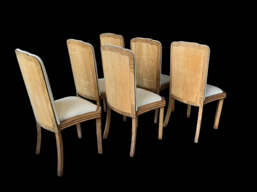 ART DECO DINING TABLE AND SIX CHAIRS - ADDITIONAL PHOTO 14