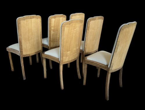 ART DECO DINING TABLE AND SIX CHAIRS - ADDITIONAL PHOTO 15