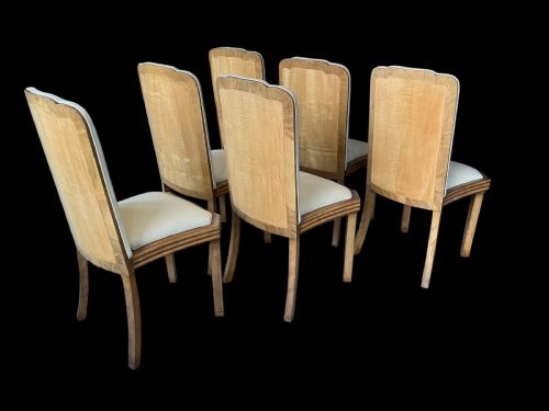ART DECO DINING TABLE AND SIX CHAIRS - ADDITIONAL PHOTO 16