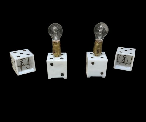 A PAIR OF AMERICAN DICE LAMPS - ADDITIONAL PHOTO 8