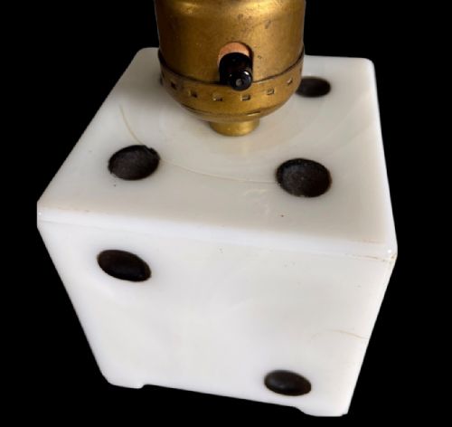 A PAIR OF AMERICAN DICE LAMPS - ADDITIONAL PHOTO 10