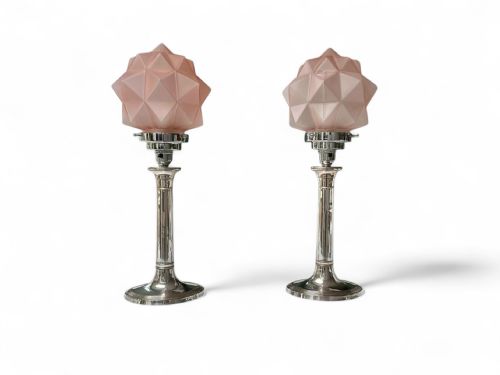 Quality Pair of Art Deco Lamps