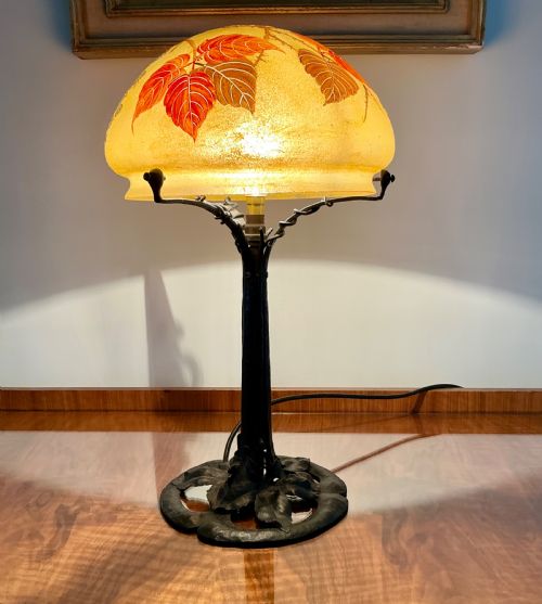 ART NOUVEAU LAMP - ADDITIONAL PHOTO 3