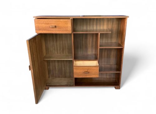 fig 1. Betty Joel Art Deco Bookcase/Display cabinet.