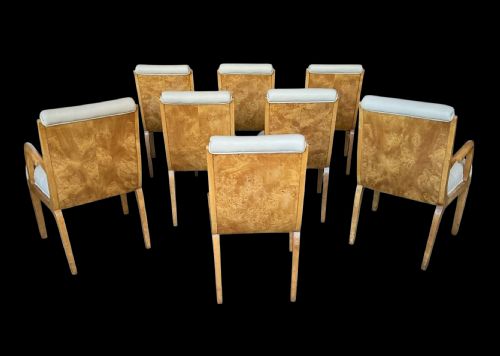 ART DECO DINING TABLE AND EIGHT CHAIRS - ADDITIONAL PHOTO 5