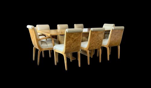 ART DECO DINING TABLE AND EIGHT CHAIRS - ADDITIONAL PHOTO 8