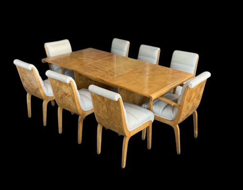 ART DECO DINING TABLE AND EIGHT CHAIRS - ADDITIONAL PHOTO 9