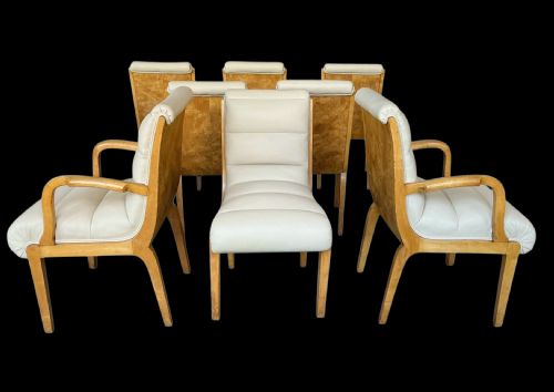ART DECO DINING TABLE AND EIGHT CHAIRS - ADDITIONAL PHOTO 15
