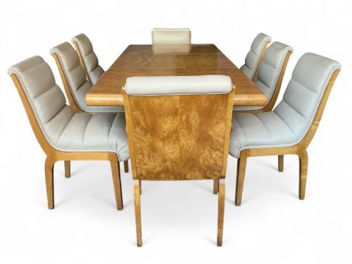 ART DECO DINING TABLE AND EIGHT CHAIRS - ADDITIONAL PHOTO 20