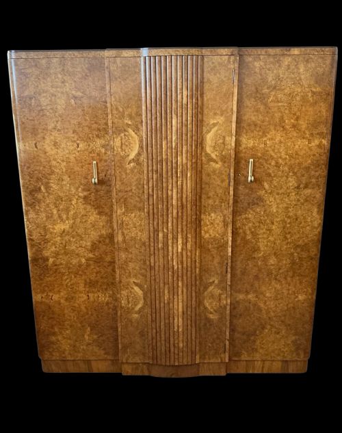 Art Deco Triple Wardrobe by Harry and Lou Epstein