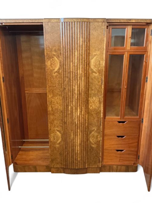 fig 1. Art Deco triple wardrobe by Harry and Lou Epstein