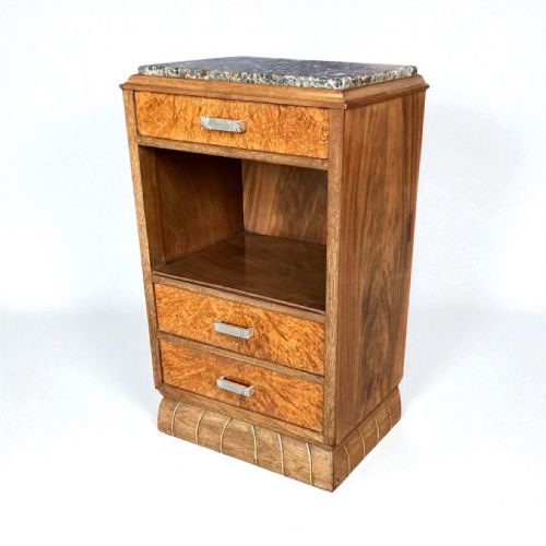 Art Deco French Bedside Cabinet