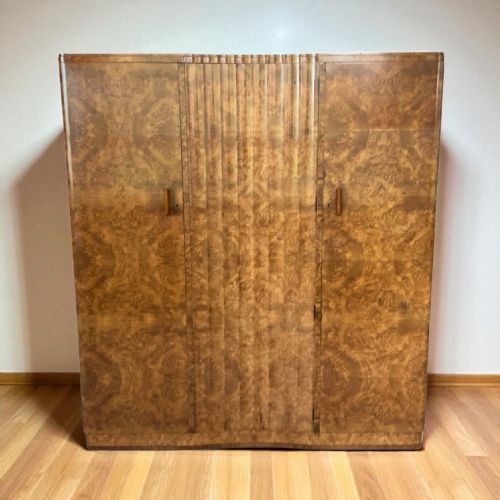 fig 1. Art Deco Triple Wardrobe by Harry and Lou Epstein