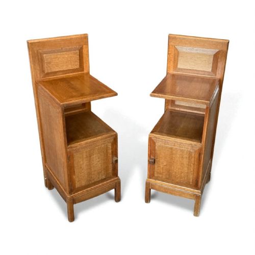 fig 2. Pair of Art Deco Bedside Tables by Brynmawr Furniture