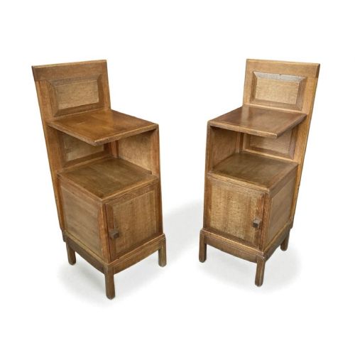 fig 3. Pair of Art Deco Bedside Tables by Brynmawr Furniture