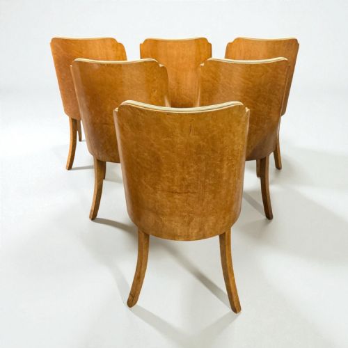 ART DECO DINING TABLE AND SIX CHAIRS BY HARRY AND LOU EPSTEIN - ADDITIONAL PHOTO 4
