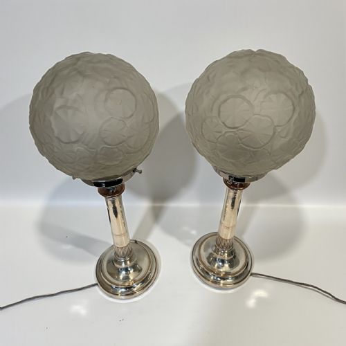 FINE PAIR OF ART DECO LAMPS - ADDITIONAL PHOTO 6