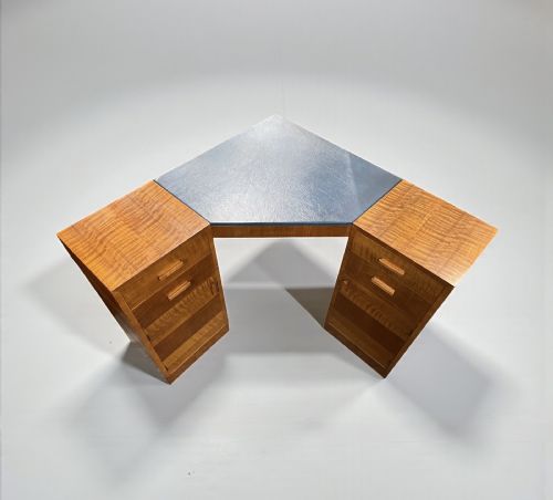 ART DECO CORNER DESK - ADDITIONAL PHOTO 3