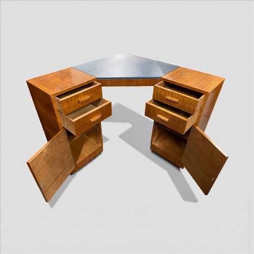 ART DECO CORNER DESK - ADDITIONAL PHOTO 4