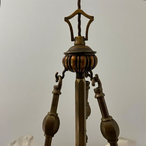 ART DECO SLIP SHADE CEILING LIGHT - ADDITIONAL PHOTO 3
