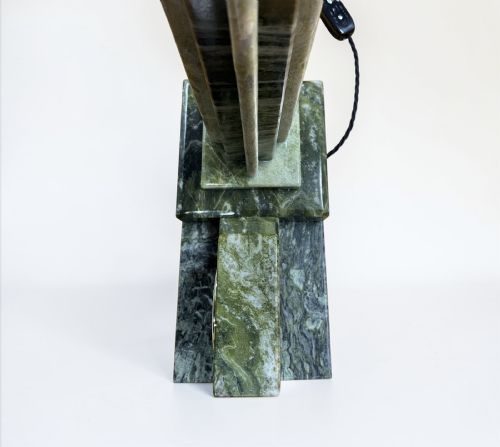 ART DECO LAMP AND CLOCK - ADDITIONAL PHOTO 4