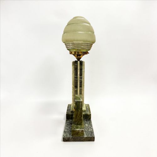 ART DECO LAMP AND CLOCK - ADDITIONAL PHOTO 5