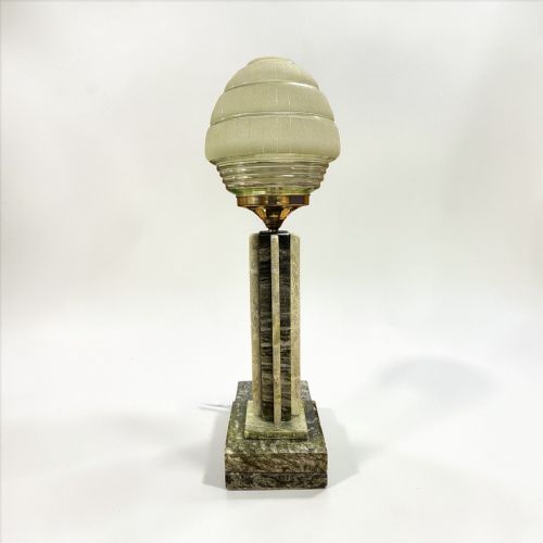 ART DECO LAMP AND CLOCK - ADDITIONAL PHOTO 6