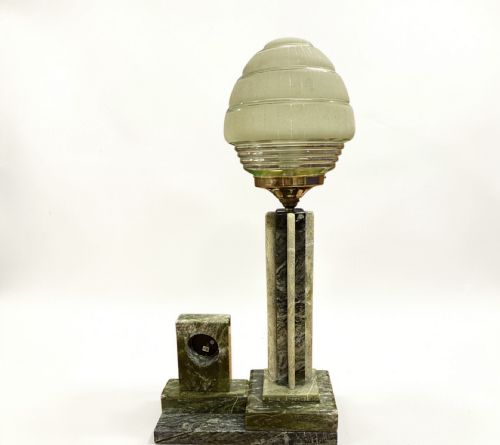 ART DECO LAMP AND CLOCK - ADDITIONAL PHOTO 7