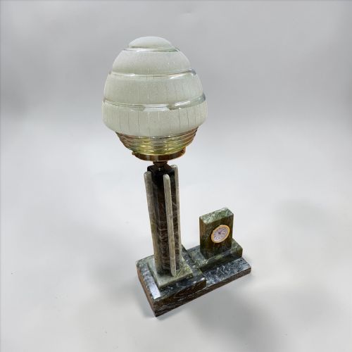 ART DECO LAMP AND CLOCK - ADDITIONAL PHOTO 8
