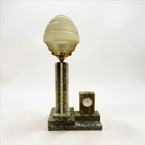 ART DECO LAMP AND CLOCK - ADDITIONAL PHOTO 9