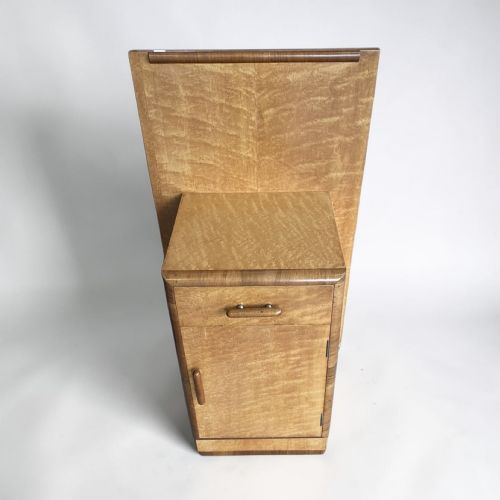 ART DECO PAIR OF SINGLE BEDS WITH INTEGRAL BEDSIDE TABLE - ADDITIONAL PHOTO 4