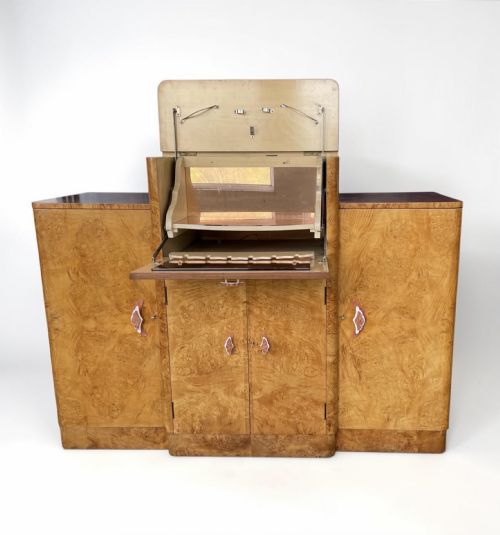 FINE ART DECO COCKTAIL CABINET - ADDITIONAL PHOTO 1