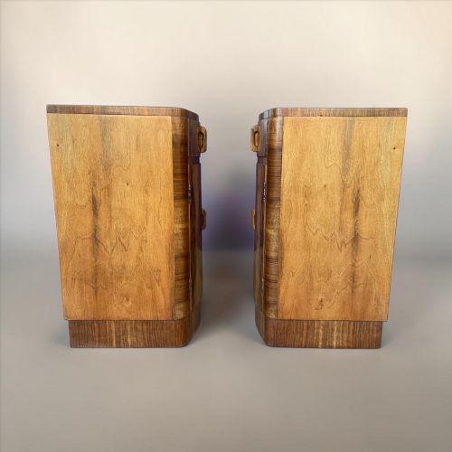 A PAIR OF ART DECO BEDSIDE CABINETS - ADDITIONAL PHOTO 5