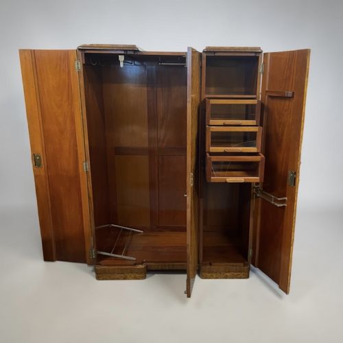 fig 1. A Small Art Deco Wardrobe by Hille