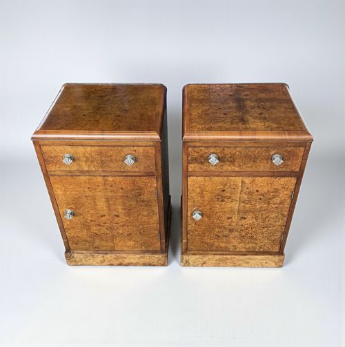 PAIR OF ART DECO BEDSIDE TABLES - ADDITIONAL PHOTO 9